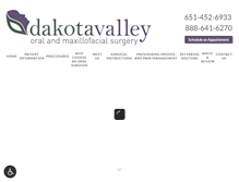 Tablet Screenshot of dakotavalley-oms.com